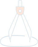 Illustration d'un compas